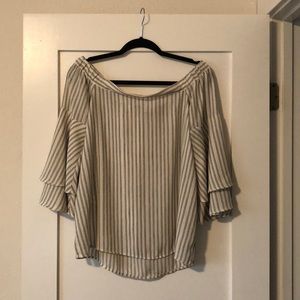 Off the shoulder blouse